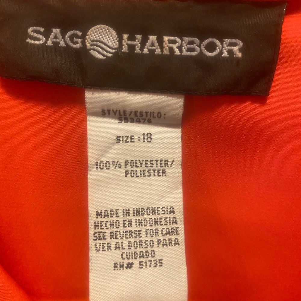 Orange Blouse SagHarbor - Picture 2 of 2